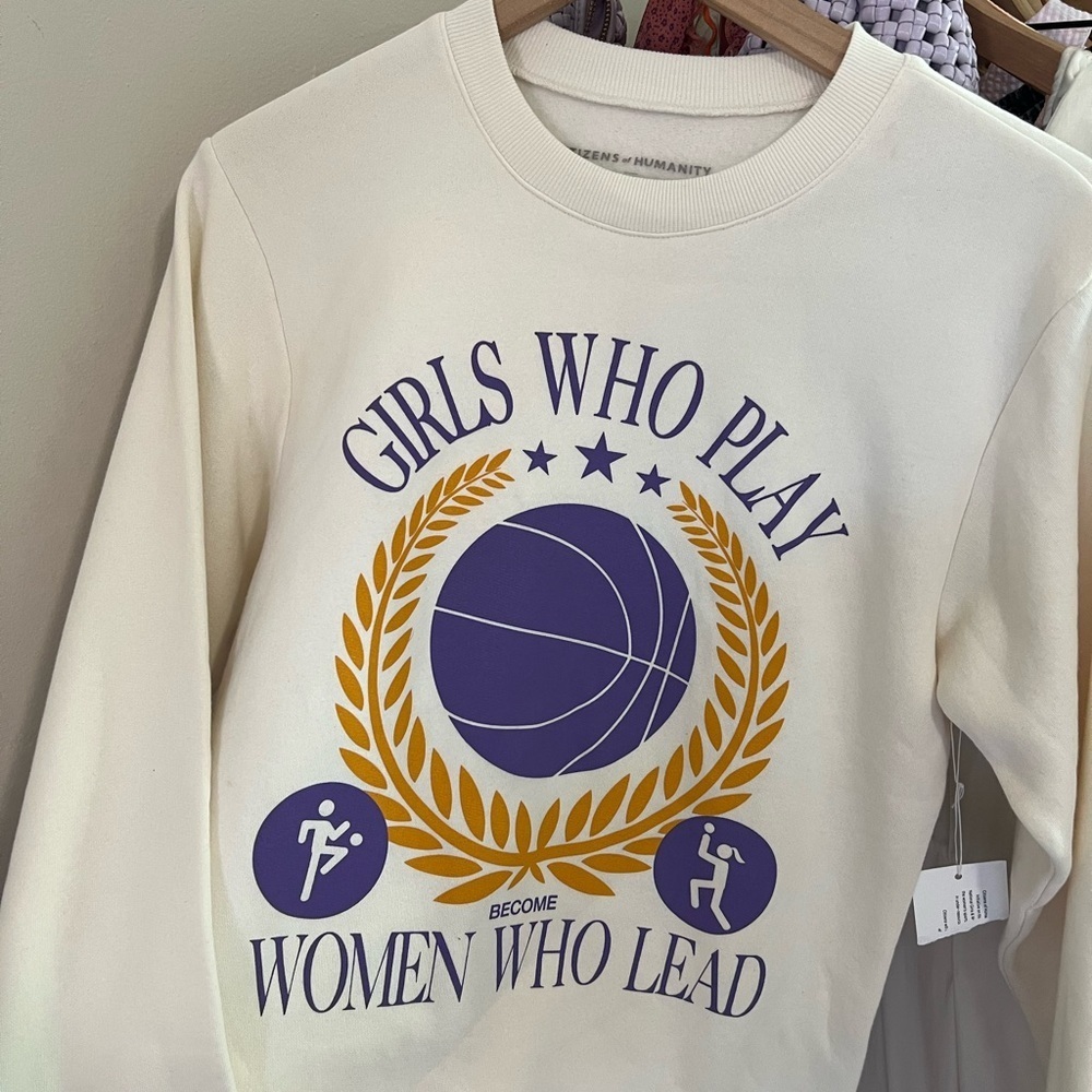 NWT CITIZENS OF HUMANITY X BRAWI Sweatshirt ✨🏀 - Picture 6 of 7